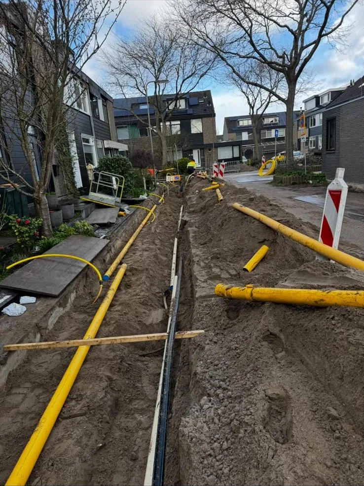 Afzetting rond het werkvak in de openbare ruimte